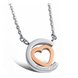 Wholesale Hot selling stainless steel starpeach hearts couples Necklace TGSTN123 1 small