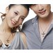 Wholesale Fashion stainless steel lover's jewelry Angel Wings couple Necklace TGSTN052 1 small