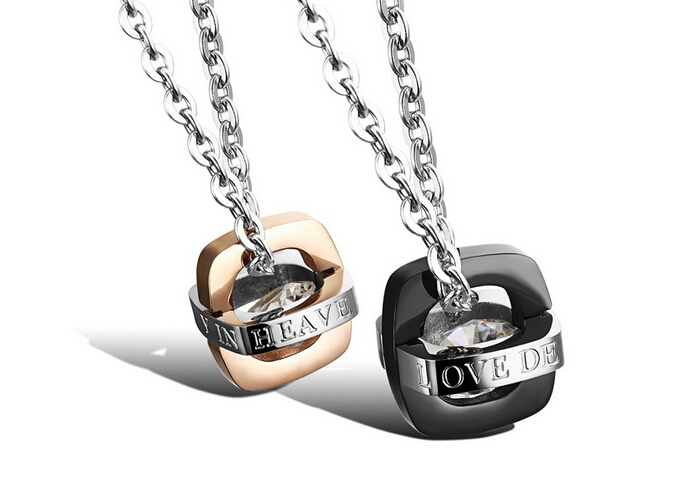 Wholesale Fashion jewelry Stainless Steel Couples Pendants TGSTN055 0