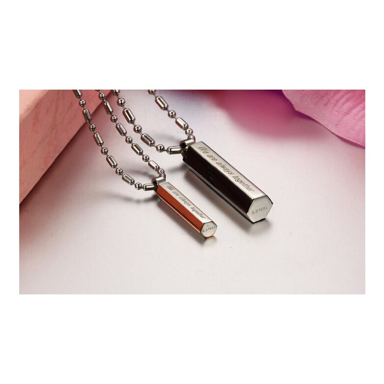 Wholesale Fashion Stainless Steel Couples PendantsLover TGSTN056 2