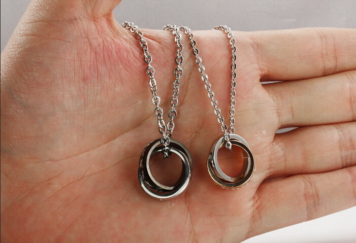 Wholesale Fashion Stainless Steel Couples Pendants New ArrivalLover TGSTN057 6