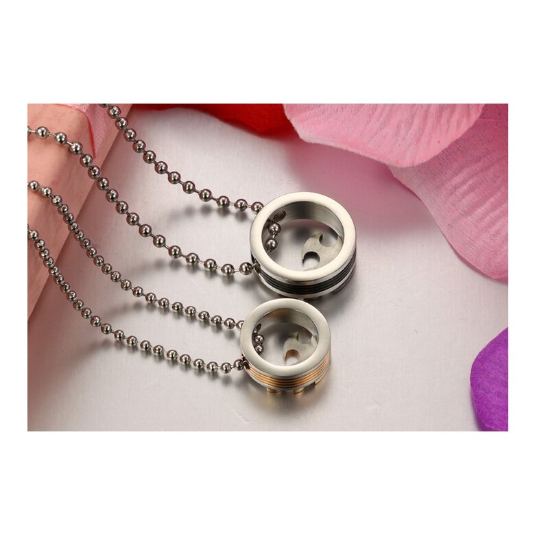 Wholesale 2018 New Style Fashion Stainless Steel Couples PendantsLover TGSTN083 3
