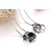 Wholesale Fashion heart star associate stainless steel couples necklace TGSTN066 1 small