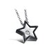 Wholesale Most popular stainless steel star couples Necklace TGSTN032 0 small