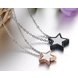 Wholesale Most popular stainless steel star couples Necklace TGSTN032 3 small