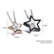 Wholesale Most popular stainless steel star couples Necklace TGSTN032 4 small