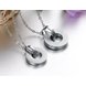 Wholesale Free shipping stainless steel couples Necklace TGSTN034 3 small