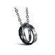 Wholesale Most popular rose gold stainless steel couples Necklace TGSTN121 0 small