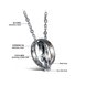 Wholesale Fashion stainless steel couples Necklace TGSTN001 1 small