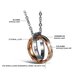 Wholesale Fashion rose gold stainless steel couples Necklace TGSTN041 1 small