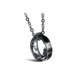Wholesale Fashion rose gold stainless steel couples Necklace TGSTN122 0 small