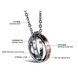 Wholesale Fashion rose gold stainless steel couples Necklace TGSTN122 1 small