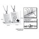 Wholesale The best gifts stainless steel couples Necklace TGSTN046 3 small