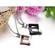 Wholesale The new fashion gift stainless steel couples Necklace TGSTN047 0 small