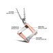 Wholesale The new fashion gift stainless steel couples Necklace TGSTN047 2 small