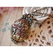 Wholesale Europe and the United States foreign trade boutique sweater chain wholesale Phoenix alloy crystal peacock necklace VGN002 0 small