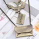 Wholesale Fashioh wholesale jewelry Notification Envelope Owl Magic Pendant Necklace Statement Necklace VGN004 3 small