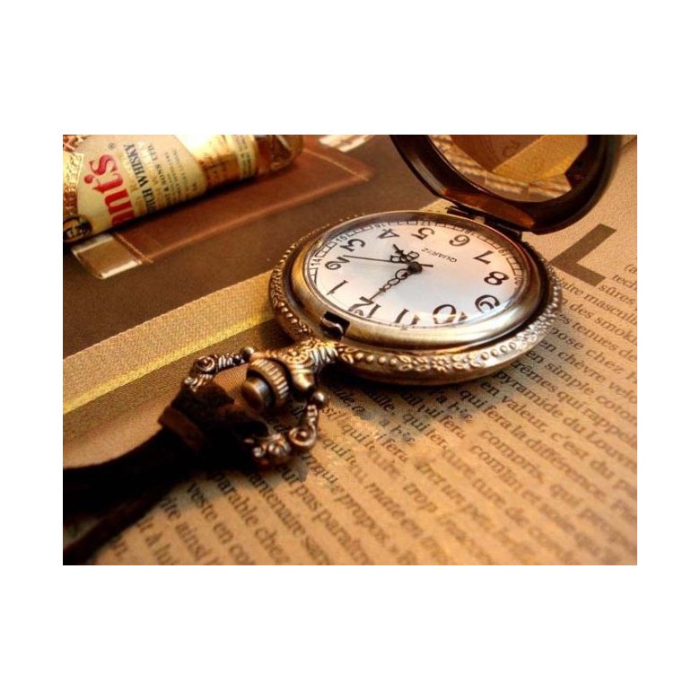 Wholesale Vintage Charm Quartz Pocket Watch Roman Numerals Display Necklace Clock Fob Bronze Sweater Chain Open Face Pocket Clock Unisex VGN014 3