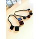 Wholesale Vintage Velvet square Choker Chain Necklace for Women Girls Gifts Party VGN021 2 small