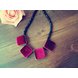 Wholesale Vintage Velvet square Choker Chain Necklace for Women Girls Gifts Party VGN021 4 small