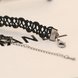 Wholesale Punk Style Lace Choker Long Black Choker Collar Necklace Pendant Jewelry Women Party gift VGN023 0 small