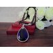 Wholesale Free Ship Fashion Bohemian Tribal Jewelry Semi Precious Stones Long Knotted Stone Drop Pendant Necklaces Women luxury Necklace VGN024 0 small