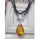 Wholesale Free Ship Fashion Bohemian Tribal Jewelry Semi Precious Stones Long Knotted Stone Drop Pendant Necklaces Women luxury Necklace VGN024 1 small
