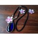 Wholesale Free Ship Fashion Bohemian Tribal Jewelry Semi Precious Stones Long Knotted Stone Drop Pendant Necklaces Women luxury Necklace VGN024 2 small