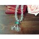 Wholesale Kpop Fashion Cherry Fruits Handmade Beaded Transparent Crystal chic Chain Necklace for woman Aesthetic Jewelry Christmas Gifts VGN031 2 small