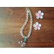 Wholesale Kpop Fashion Cherry Fruits Handmade Beaded Transparent Crystal chic Chain Necklace for woman Aesthetic Jewelry Christmas Gifts VGN031 4 small