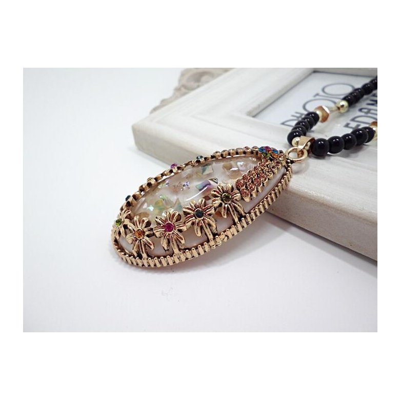 Wholesale Vintage European Style Women  Hollow Pattern Long Pendant Necklace sweater chain VGN035 0