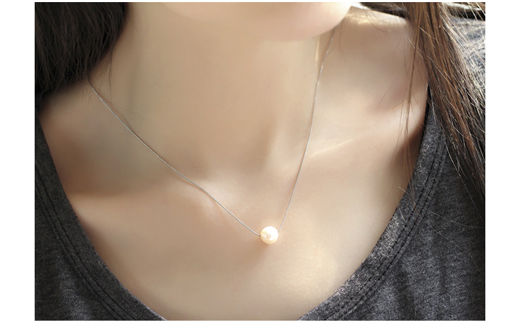 Wholesale Pearl women necklace fashion creative boutique jewelry for girlfriend Valentine's Day gift VGN036 7