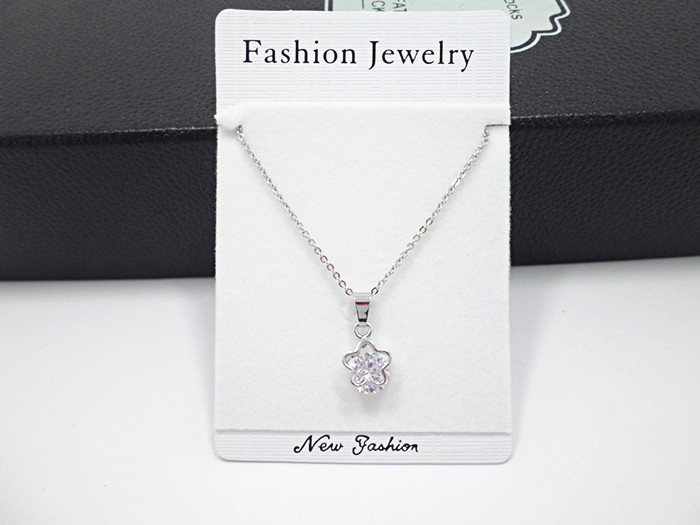 Wholesale Fashion Zircon Star Necklace Women Romantic Necklace For Women Girl Bell Jewelry Birthday Gift VGN038 5