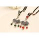 Wholesale Chinese Ethnic fashion pendant vintage Buddha necklace for women Bohemian tassel retro wholesale jewelry VGN039 4 small