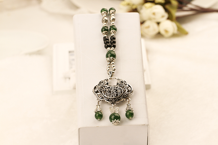 Wholesale Chinese Ethnic fashion pendant vintage Buddha necklace for women Bohemian tassel retro wholesale jewelry VGN039 7