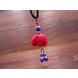 Wholesale Natural Cinnabar Elephant Pendant Necklace Drop Shipping Lucky Amulet Crystal Elephant Necklace For Women Men Fine Jewelry VGN042 0 small