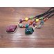 Wholesale Fashion Women Sweater Chain Necklace & Pendant Imitation gem Crystal rhombus Statement Necklace Jewelry Clothing Accessories VGN045 0 small