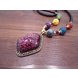 Wholesale Fashion Women Sweater Chain Necklace & Pendant Imitation gem Crystal rhombus Statement Necklace Jewelry Clothing Accessories VGN045 2 small