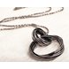 Wholesale Multilayer Circle Pendant Necklace Dangle Black Long Chain Statement Jewelry For Women VGN049 3 small