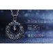 Wholesale Vintage Crystal  circular Waterdrop Pendant Long Necklace Female Winter Sweater Chain All-match Accessories Fine For Woman VGN051 0 small