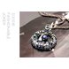 Wholesale Vintage Crystal  circular Waterdrop Pendant Long Necklace Female Winter Sweater Chain All-match Accessories Fine For Woman VGN051 4 small