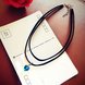 Wholesale Heart Crystal From Swarovski Fashion Chokers Necklaces For Women Double Rope Chain Statement Necklaces Wedding Jewelry VGN052 2 small