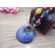 Wholesale Retro Bohemia Blue circle droplet Necklace For Woman Big Pendant sweater chain  Fashion Jewelry VGN053 2 small