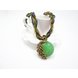 Wholesale Bohemia Necklace Crack Peacock Pendant Multilayer Colorful Natural Stone Beads Chain Vintage Necklace Jewelry Fashion For Women VGN056 2 small