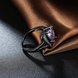 Wholesale Trendy New Brand Female Rings With Big purple Crystal Zircon Love Jewelry Vintage 14KT Black Gold Wedding party Rings For Women TGCZR150 3 small