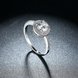 Wholesale Gorgeous round Shape Women Ring Bling Crystal Zircon Dazzling Bridal Ring Wedding Engage Ring TGCZR266 1 small