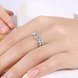 Wholesale New Fashion Promise Crown Rings for Women Crystal Zircon Bridal Party Wedding Jewelry Adjustable Delicate Engagement Ring TGCZR319 4 small