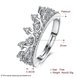 Wholesale New Fashion Promise Crown Rings for Women Crystal Zircon Bridal Party Wedding Jewelry Adjustable Delicate Engagement Ring TGCZR322 0 small