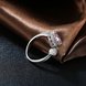 Wholesale New Arrival European Romantic Platinum Pink Zircon Crystal Women Ring  Fashion Wedding party jewelry TGCZR093 2 small