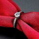 Wholesale Lose money promotion hot sell jewelry from China super shiny zircon platinum wedding party rings for women gift TGCZR396 4 small